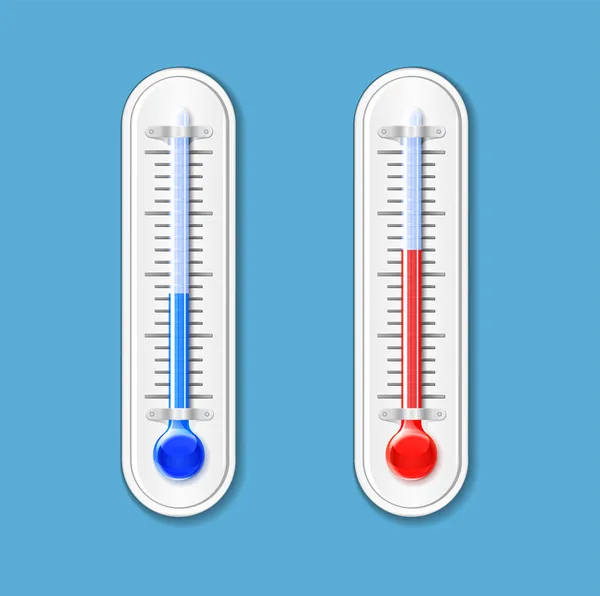 Outdoor Thermometer — Stock Illustration Outdoor Thermometer Vector Graphics