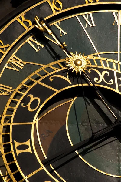 Reloj astronómico en praga — Foto de Stock