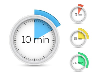 Timers collection clipart