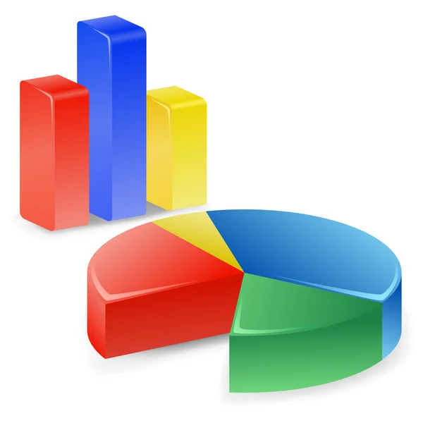 Ilustração dos gráficos vetoriais — Vetor de Stock