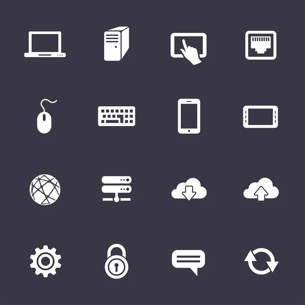 Conjunto de iconos web — Vector de stock