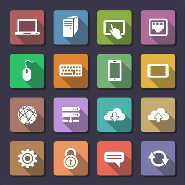 Web ikoner set. flaticons serien — Stock vektor