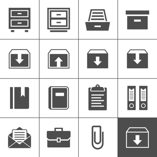 Archive icons — Wektor stockowy