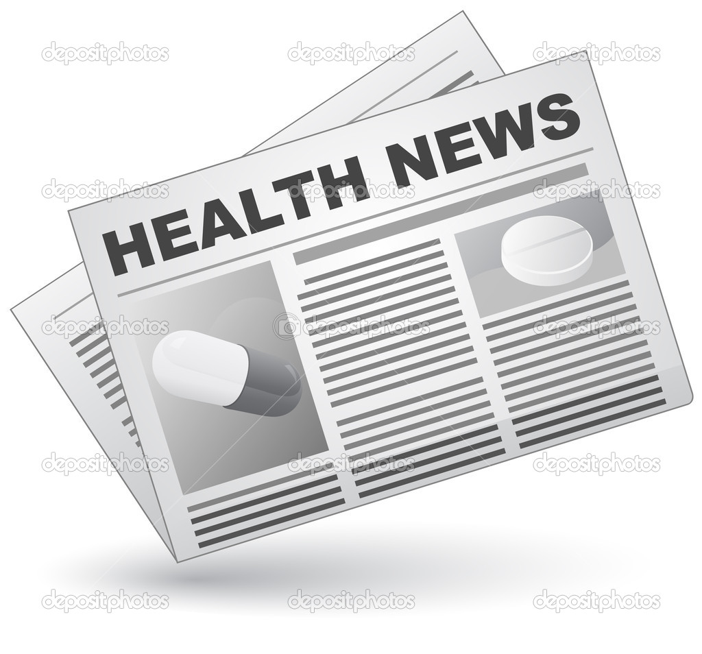 Health news. Vector illustration.