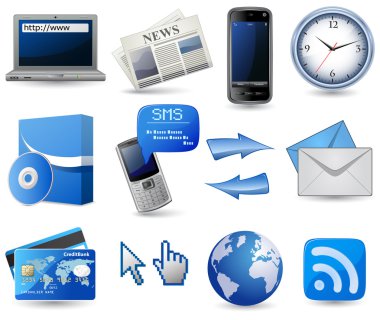 İş Web sitesi simgeleri
