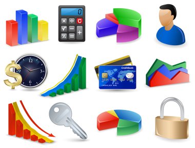 Finans Icon set