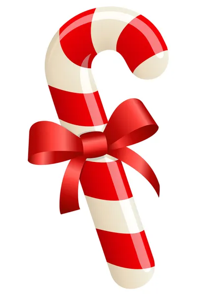 Christmas candy cane — Stock Vector