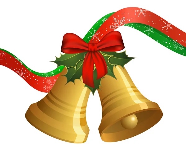 Campanas de Navidad — Vector de stock