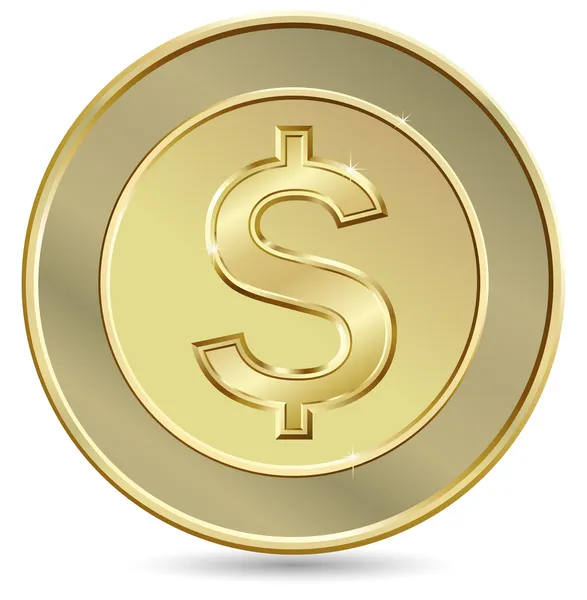 Gold coin — Stock Vector