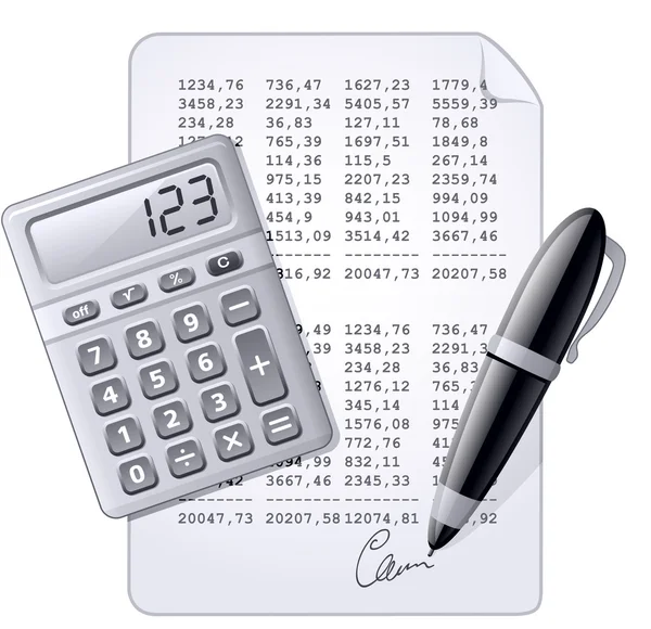 Boekhoudkundige pictogram — Stockvector