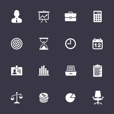 iş simgeleri ayarlandı