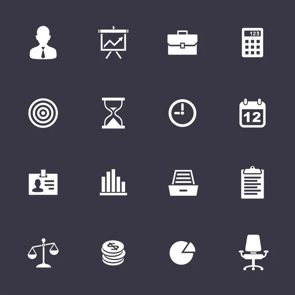 Conjunto de iconos de negocio — Archivo Imágenes Vectoriales