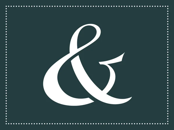 Ampersand — Stockvector