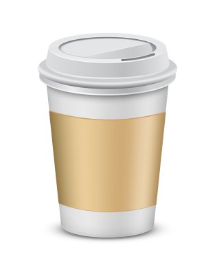 Kapaklı plastik kahve bardağı