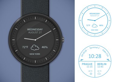 smartwatch uygulaması şablonu