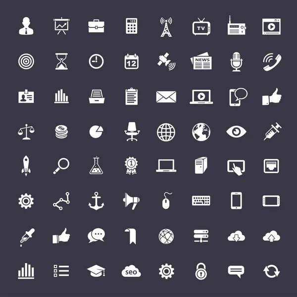 Big universal icon set — Stock Vector