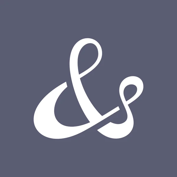 Ampersand — Vector de stock