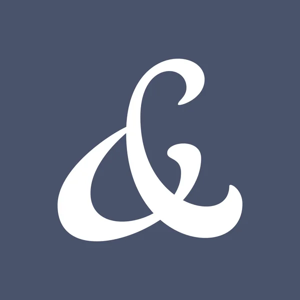 Ampersand — Stockový vektor