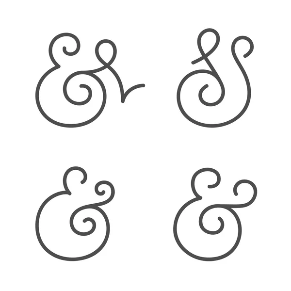 Collection Ampersand — Image vectorielle