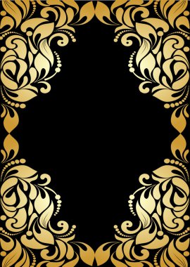 Dekoratif şubesi ile çerçeve çiçek