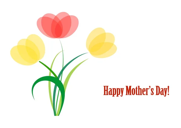 Happy mother day background, vector illustration — Stock Vector