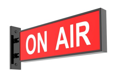 Beyaz Arkaplanda Hava Tabelasında