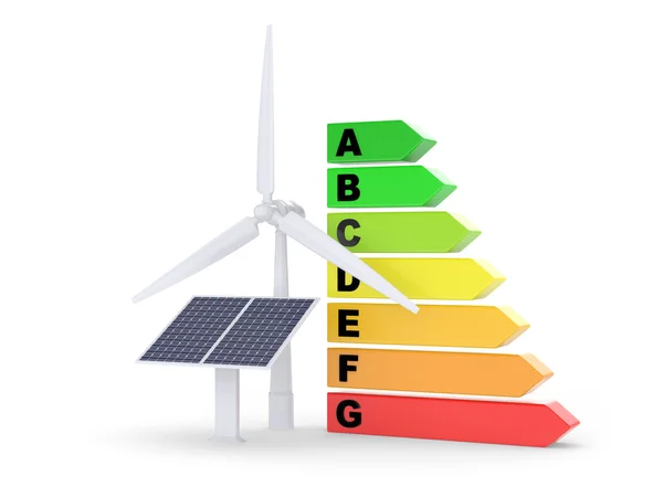 Concepto de eficiencia energética . — Foto de Stock