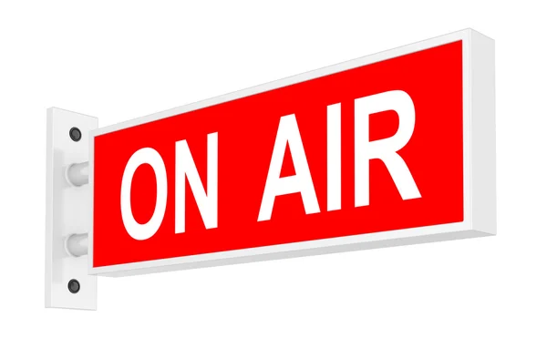 On Air Sign on White Background — Stock Photo, Image