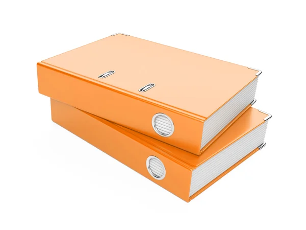 A orange ring binder — Stock Photo, Image