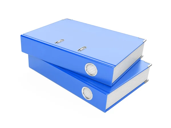 A blue ring binder —  Fotos de Stock