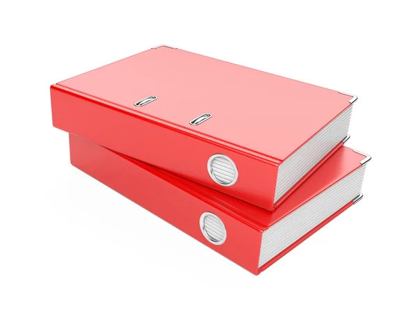 A red ring binder — Stock Photo, Image