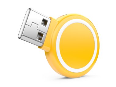 unidad flash USB. imagen 3D
