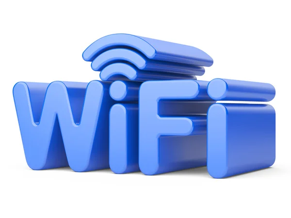 Trådlöst nätverk symbol - wifi — Stockfoto