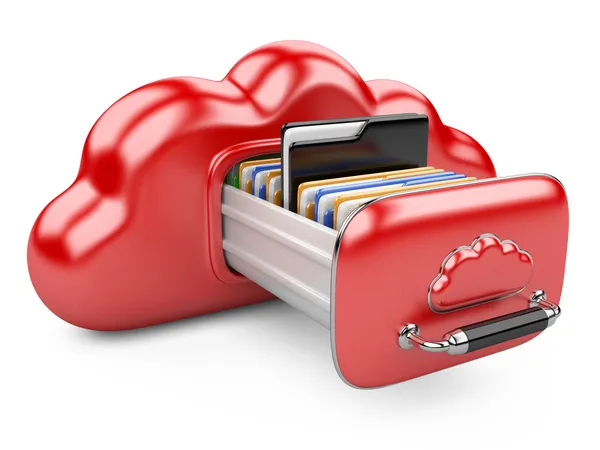 Concetto di cloud storage — Foto Stock