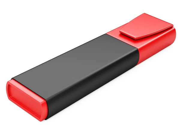 Red highlighter — Stock Photo, Image