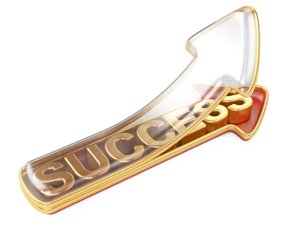 Flecha de éxito — Foto de Stock
