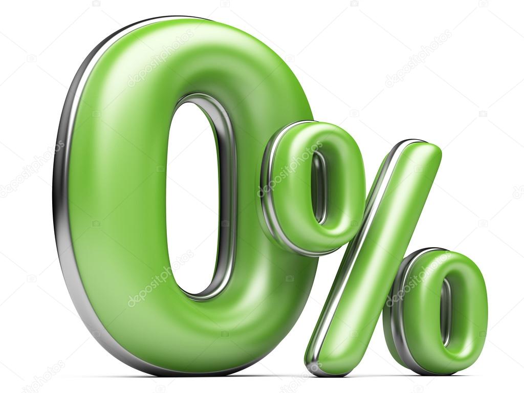 Green zero percent.