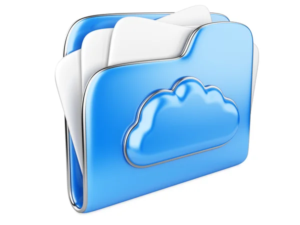 Cloud storage concept 3d icon — Stock Photo, Image