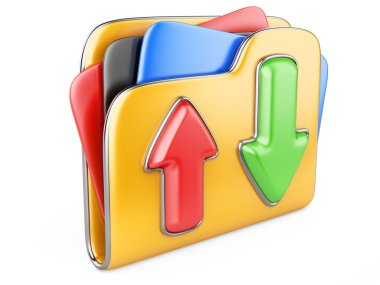 Download - 3d klasörün simgesini yüklemek.