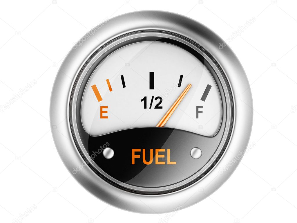 Fuel gauge.