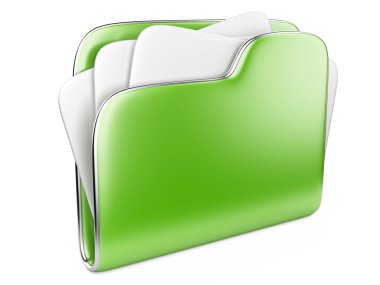 Yeşil klasör simgesi