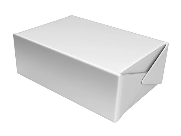 Caja blanca — Foto de Stock