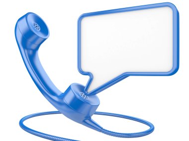 sohbet kabarcık ile cep telefonu simgesi