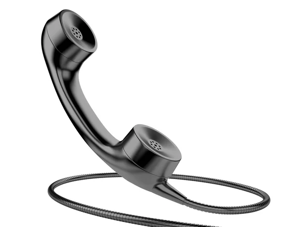 Black Handset — Stock Photo, Image