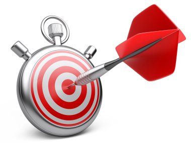 pazarlama stratejisi kavramı. dart hedef ortasına isabet 