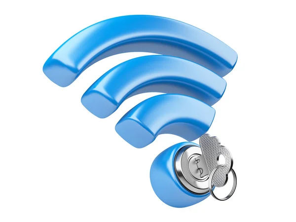 Wifi güvenlik kavramı — Stok fotoğraf
