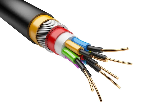 전기 케이블 — 스톡 사진