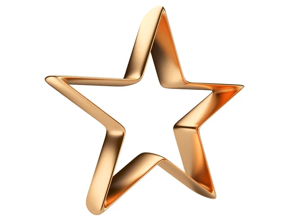 Gold star — Stock Photo, Image