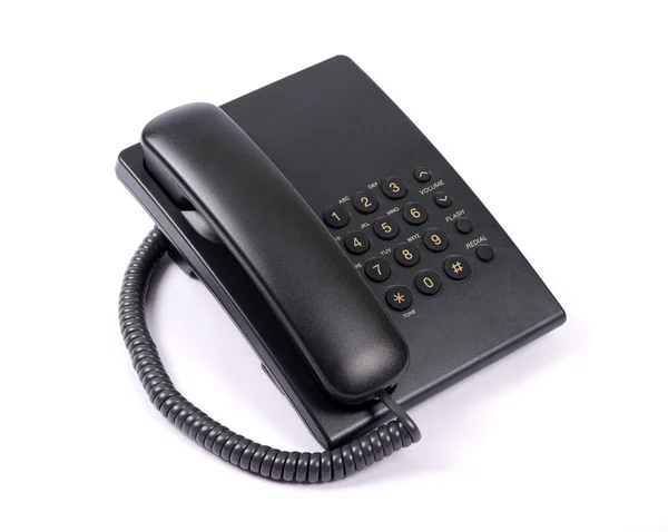 Telefone preto — Fotografia de Stock