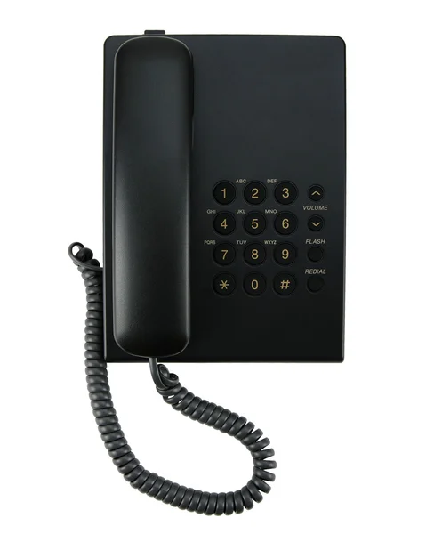 Telefono nero — Foto Stock